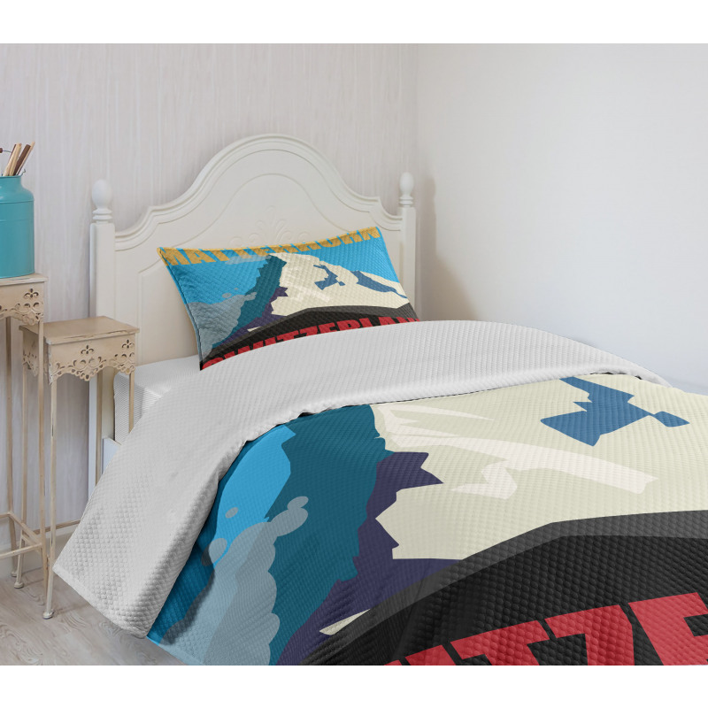 Mount Matterhorn Peak Bedspread Set