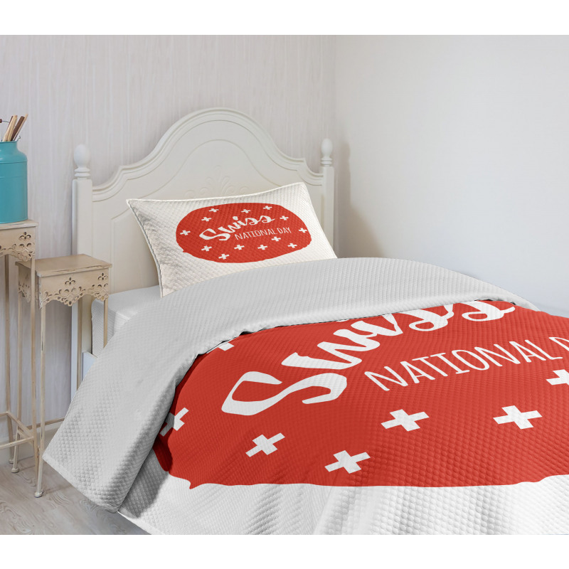 National Day Monochrome Bedspread Set