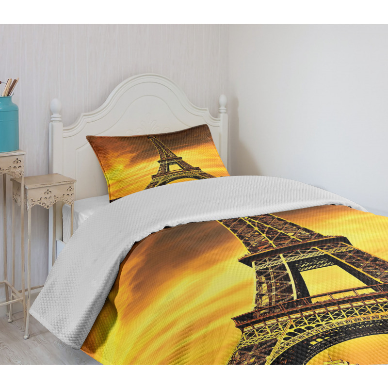 Paris Love Sunrise Bedspread Set