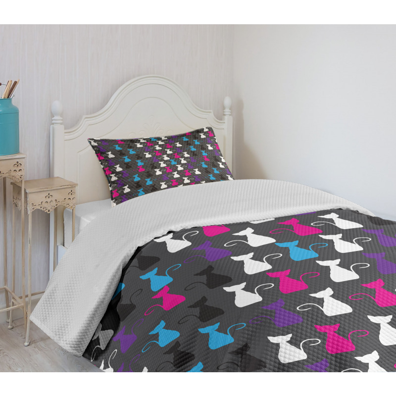 Fun Cats Bedspread Set