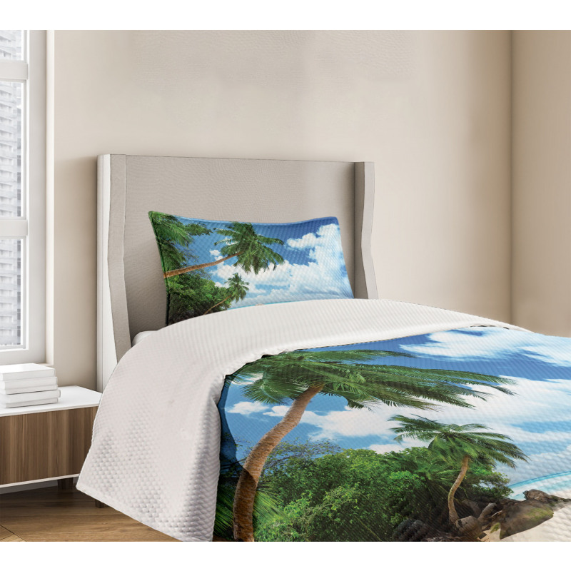 Mahe Island in Seychelles Bedspread Set