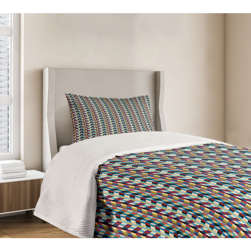 Abstract Geometric Bedspread Set