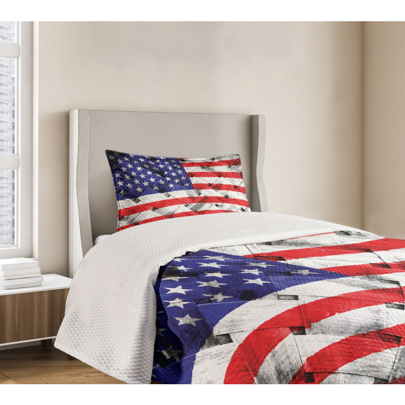 Fourth of July Day National Bedspread Set