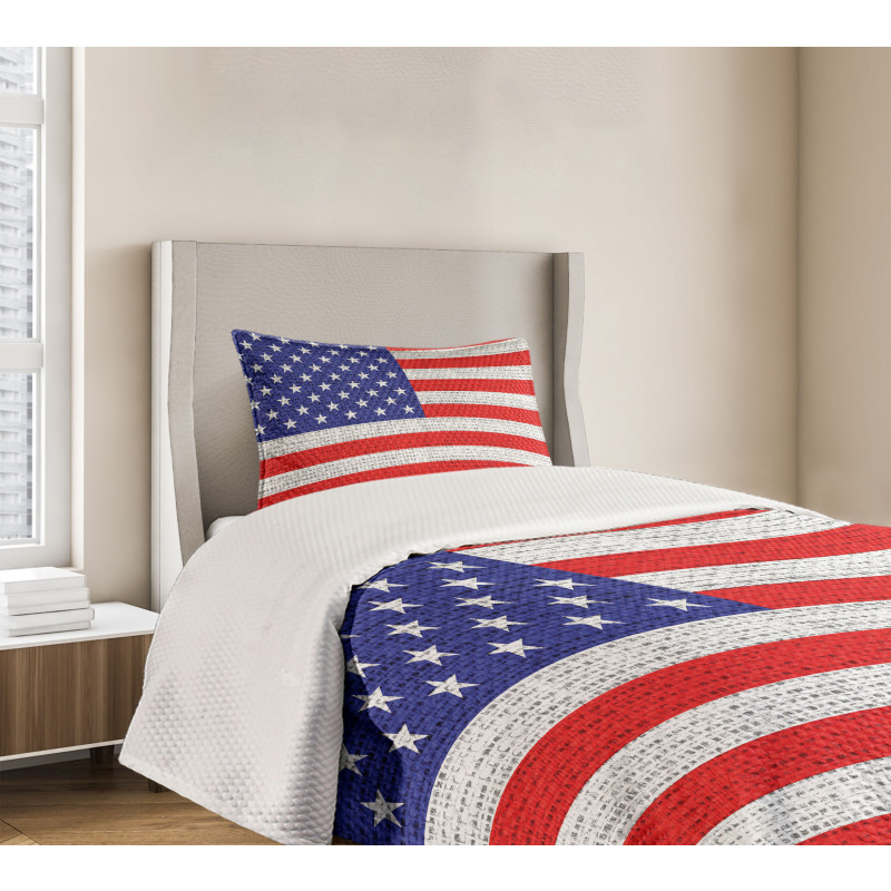 American Freedom Theme Bedspread Set