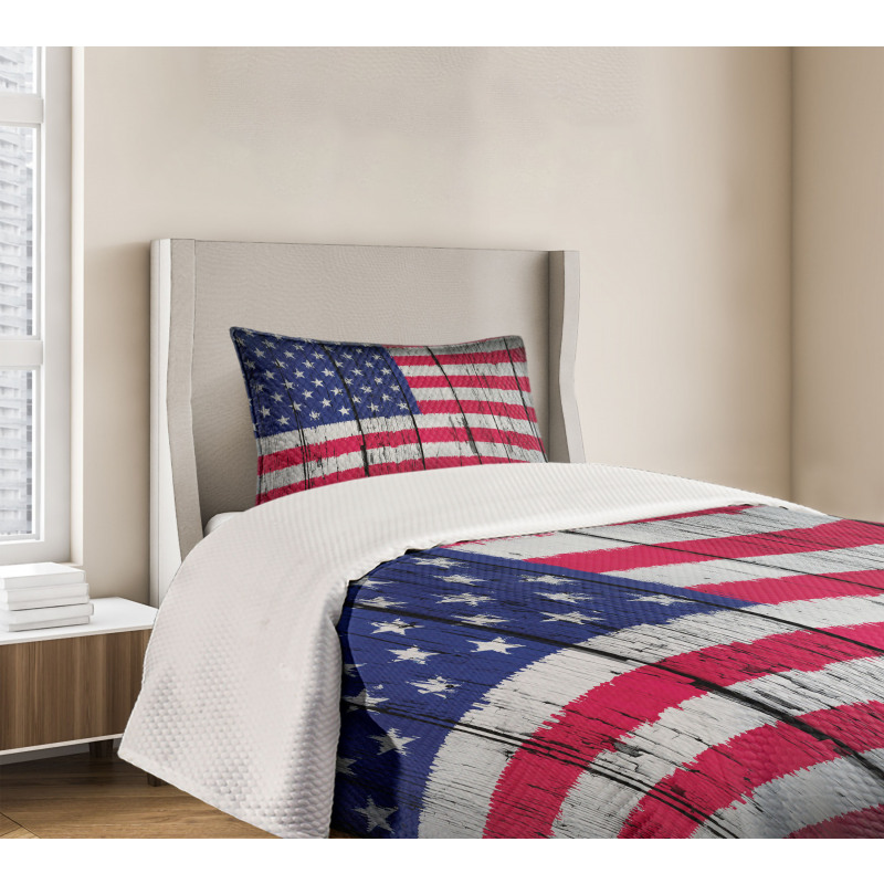 July Fourth Freedom Day Bedspread Set