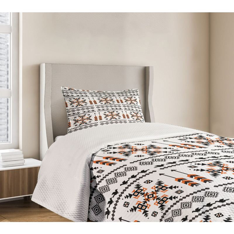 Birds Arrows Bedspread Set