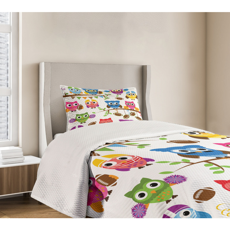 Cheerleader League Team Bedspread Set