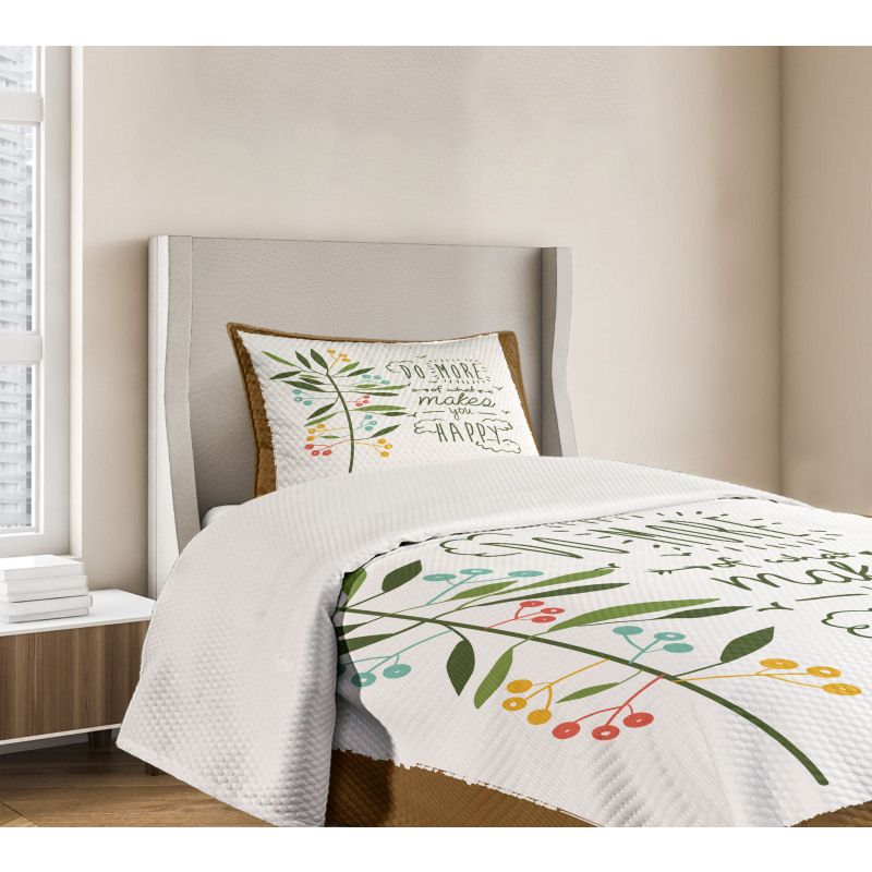 Mindfulness Flying Birds Bedspread Set