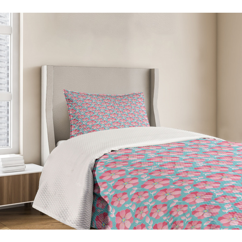 Abstract Petals Bedspread Set