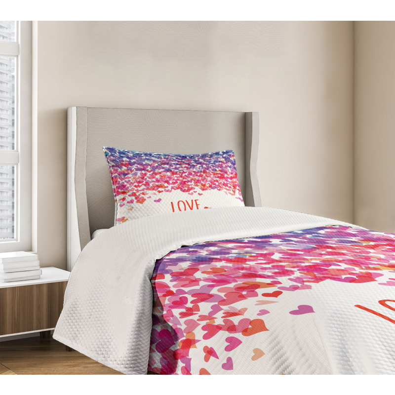 Hearts Love Springtime Bedspread Set