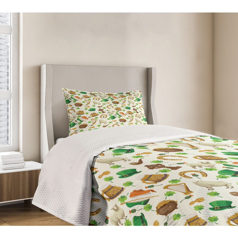 Irish Culture  Bedspread Set