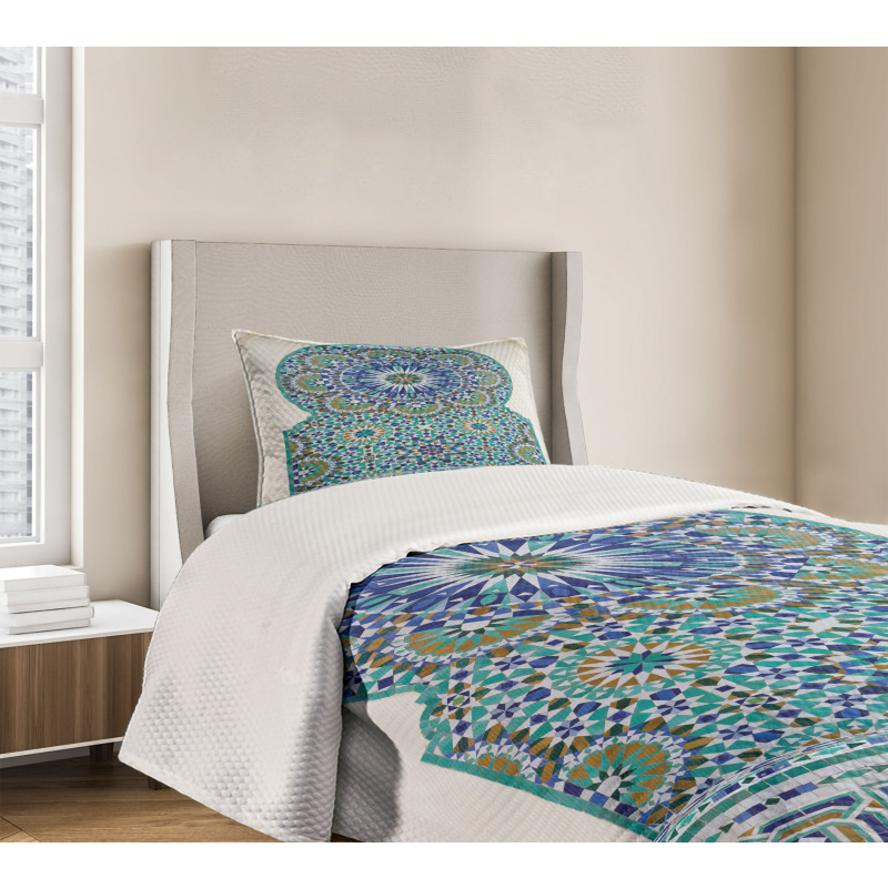 Eastern Ceramic Tile Bedspread Set