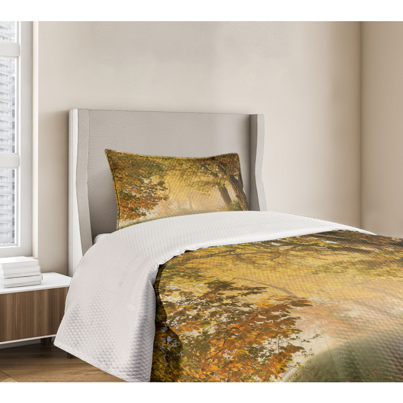 Misty Autumn Morning Bedspread Set