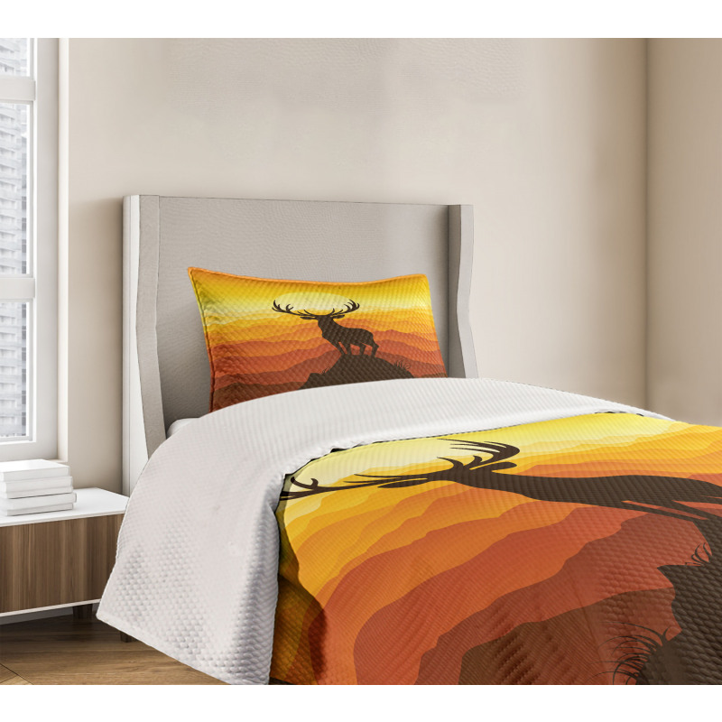 Wildlife Sunset Hill Bedspread Set