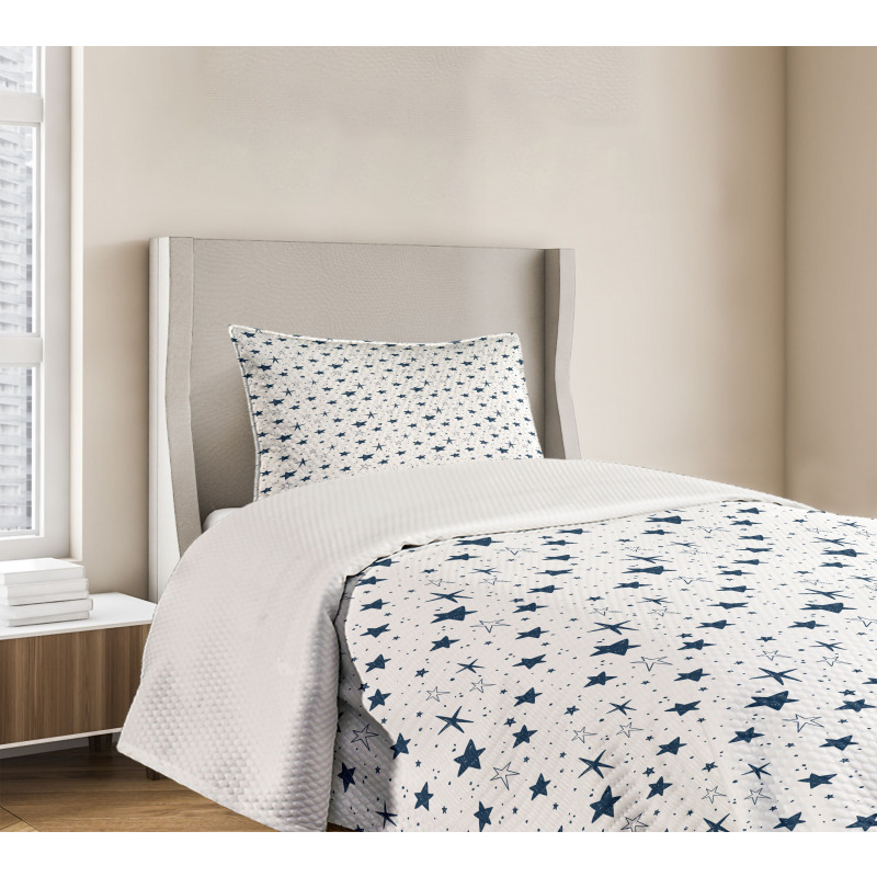 Stars Little Spots Sketchy Bedspread Set