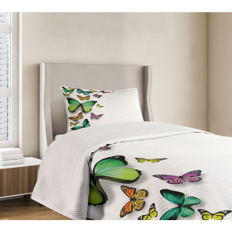 Bohem Wild Butterflies Bedspread Set