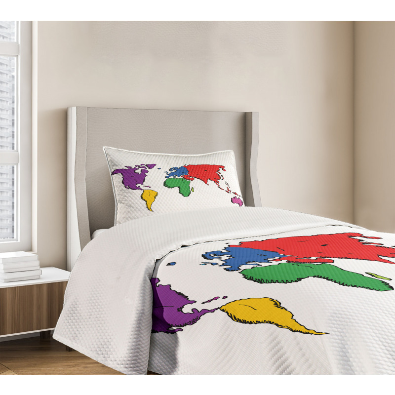 Educational Modern Bedspread Set