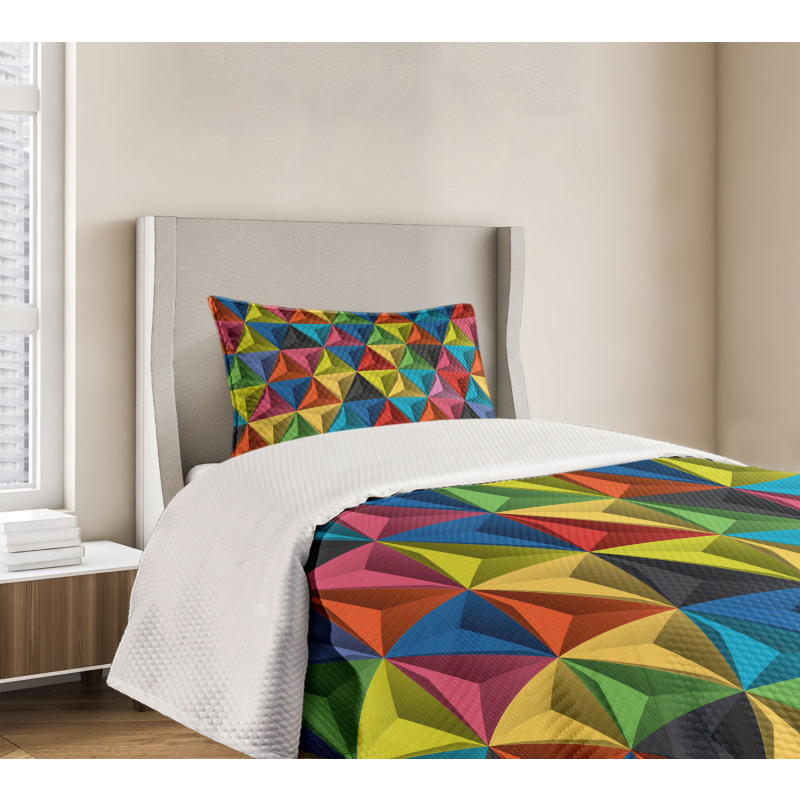 Pyramid Forms Modern Bedspread Set