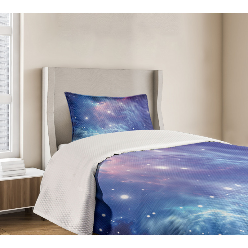 Star Clusters in Space Bedspread Set