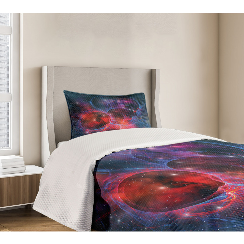 Milky Way Star Cluster Bedspread Set