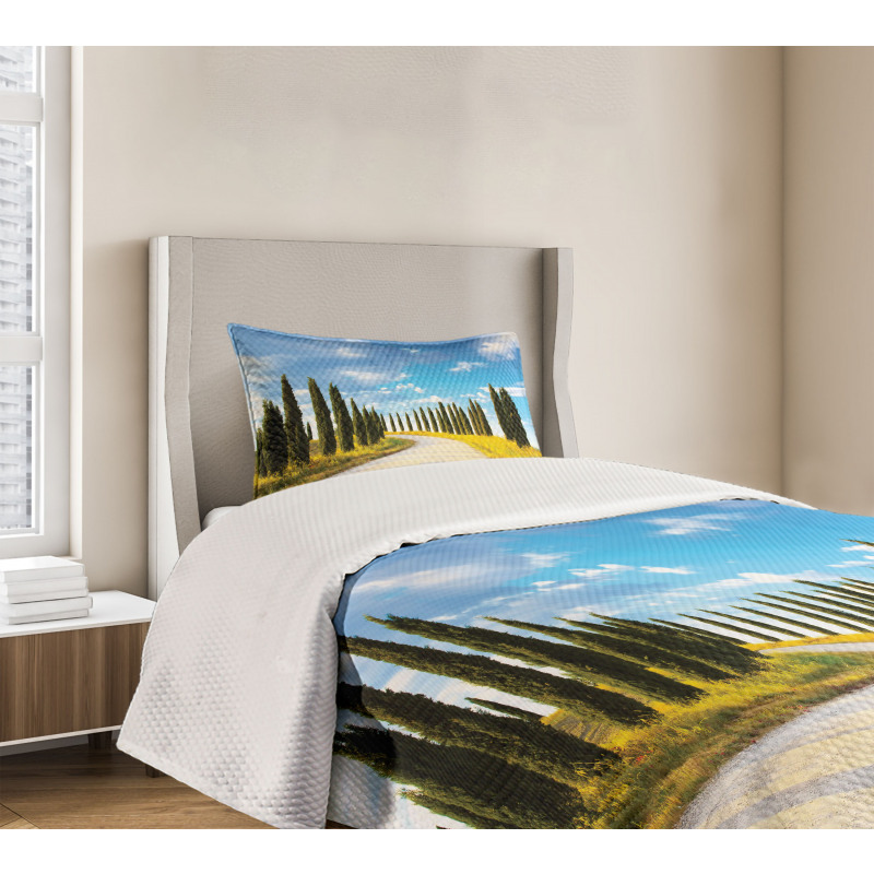 Mediterranean Trees Bedspread Set