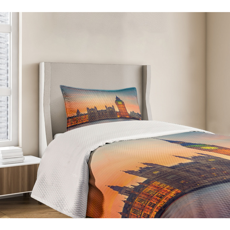 Big Ben and Parliament Bedspread Set