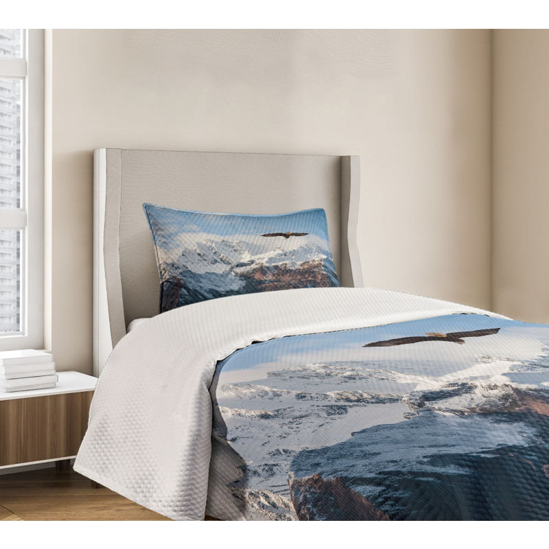 Mountain Flying Eagle Bedspread Set