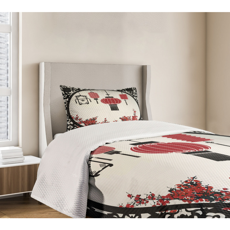 Ornate Graphic Bedspread Set