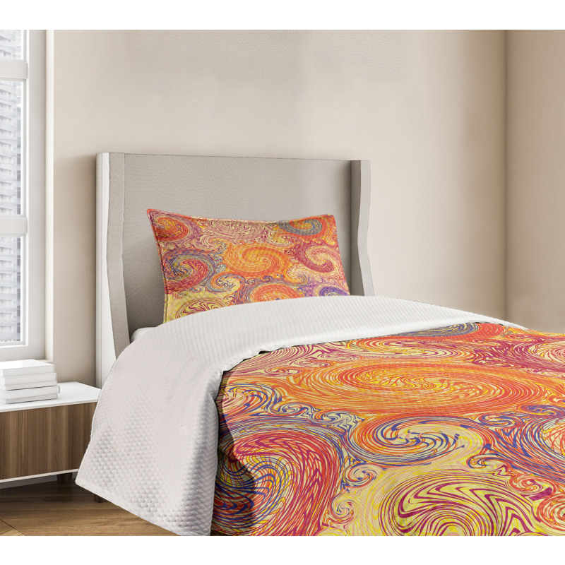 Grunge Sun Boho Bedspread Set