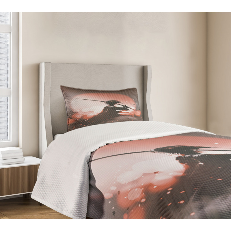 Samurai Japan Bedspread Set