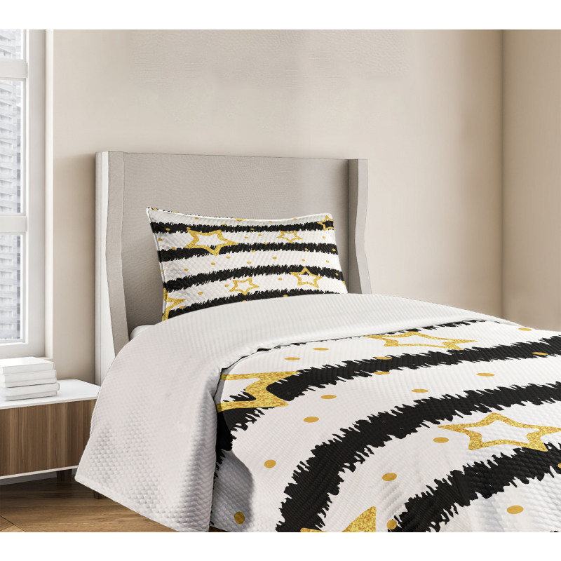 Dots Stripes Celebration Bedspread Set