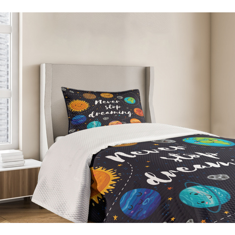 Outer Space Star Cluster Bedspread Set