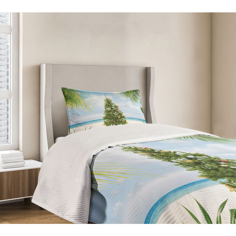 Holiday Party Tree Bedspread Set