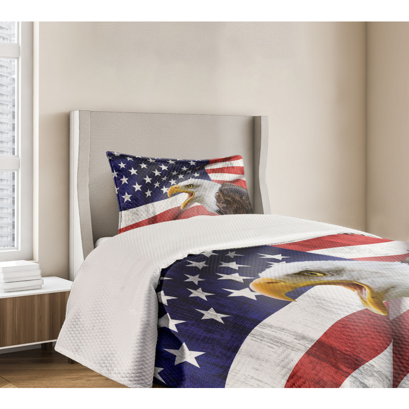 Bald Eagle Bedspread Set