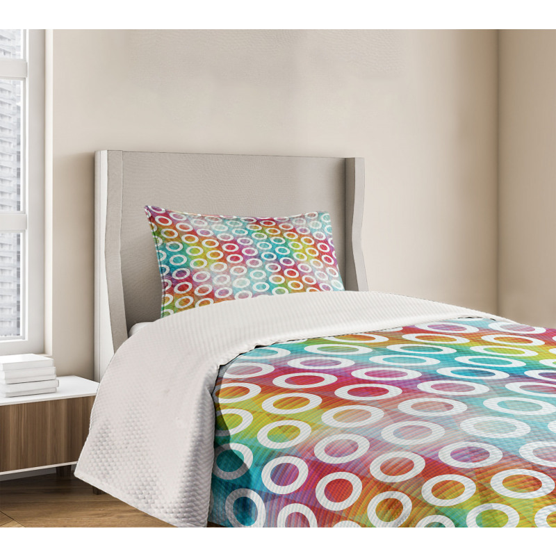 Colorful Stripes Bedspread Set