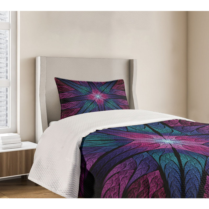 Psychedelic Vivid Art Bedspread Set