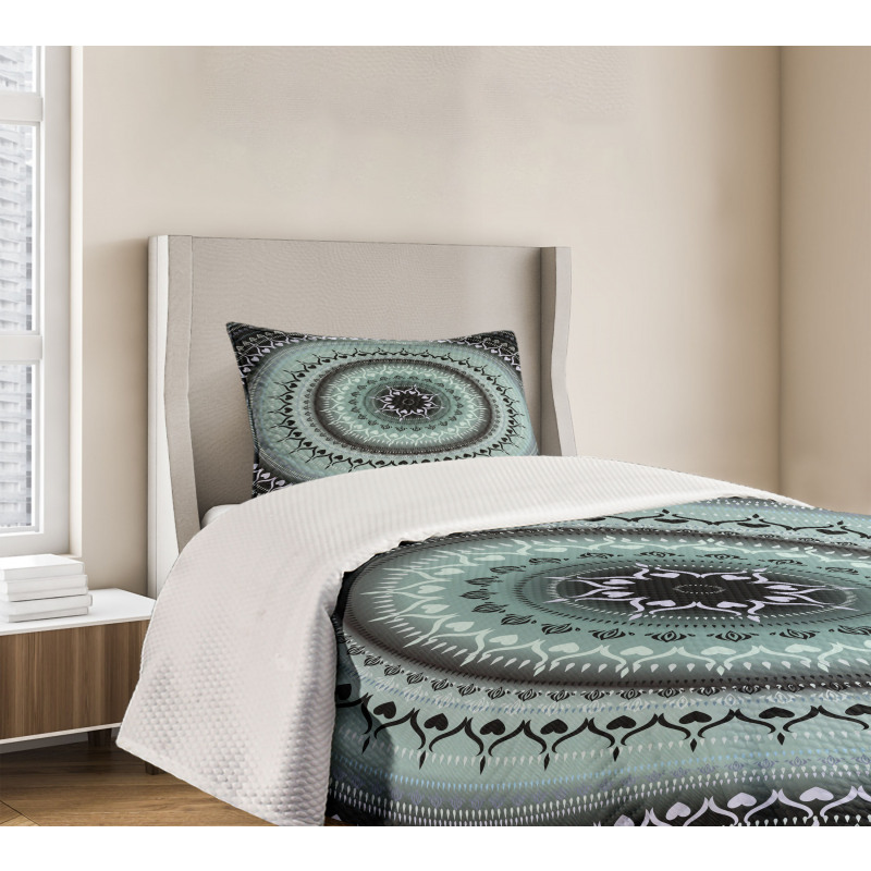 Vintage Mandala Circles Bedspread Set