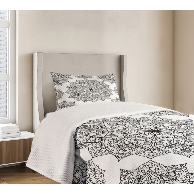 Eastern Mosaic Patterns Bedspread Set