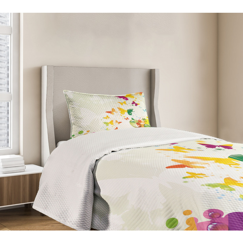 Butterfly Festival Art Bedspread Set