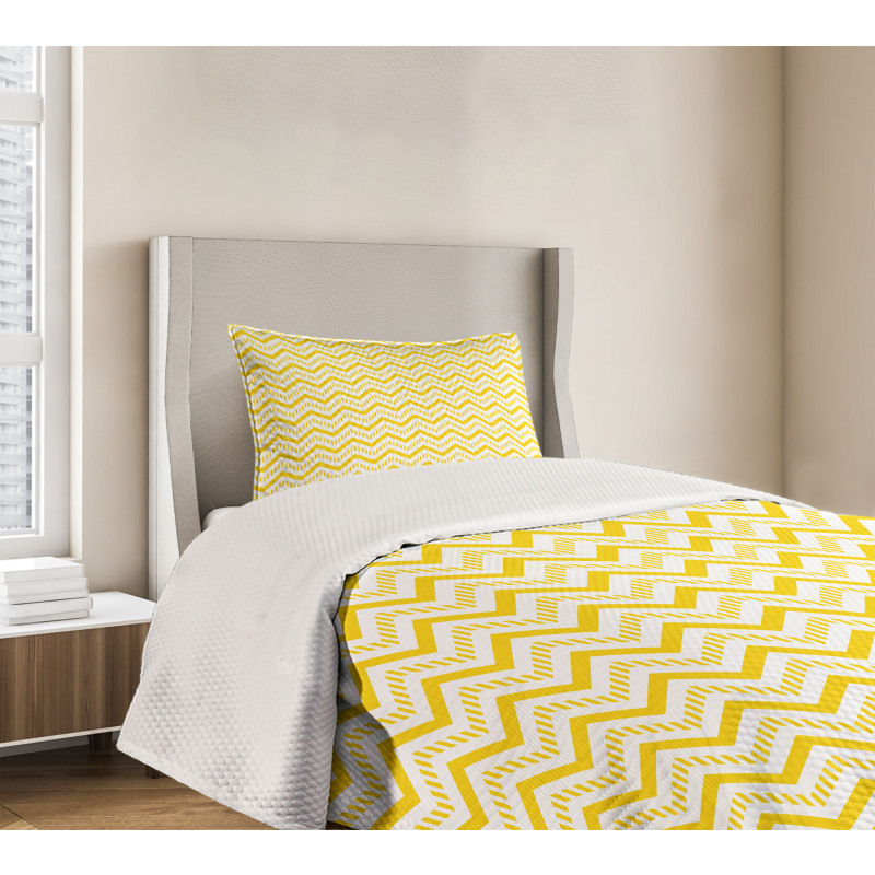 Chevron Zig Zag 90s Bedspread Set