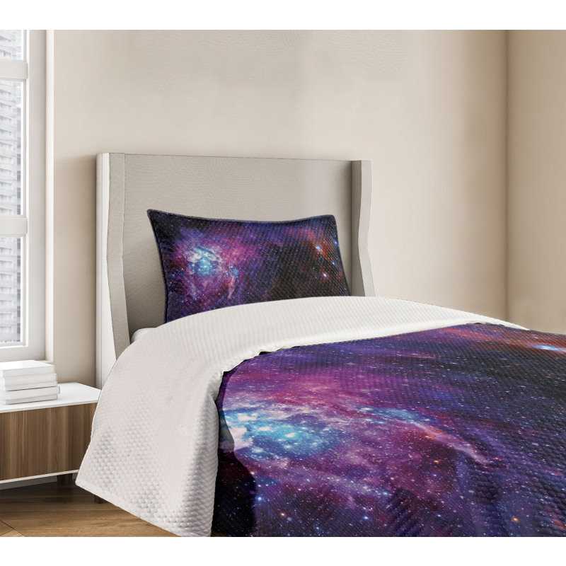 Mother Baby Nebula View Bedspread Set