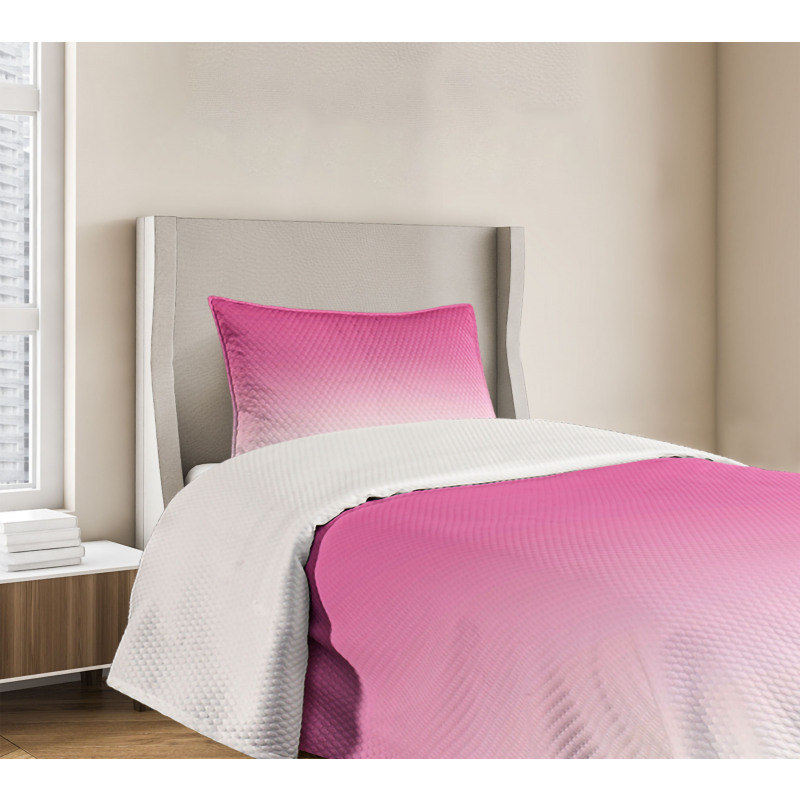 Digital Hot Pink Design Bedspread Set