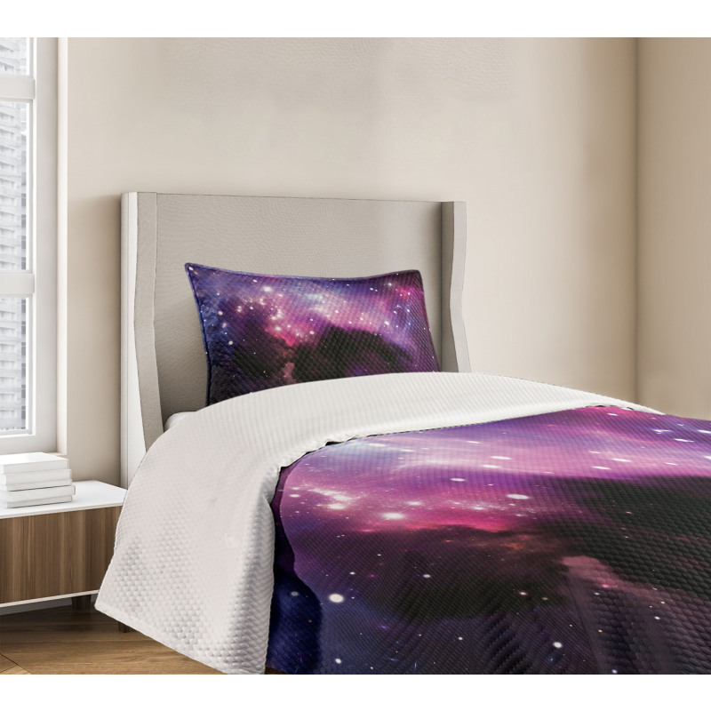 Nebula Cosmos Image Bedspread Set