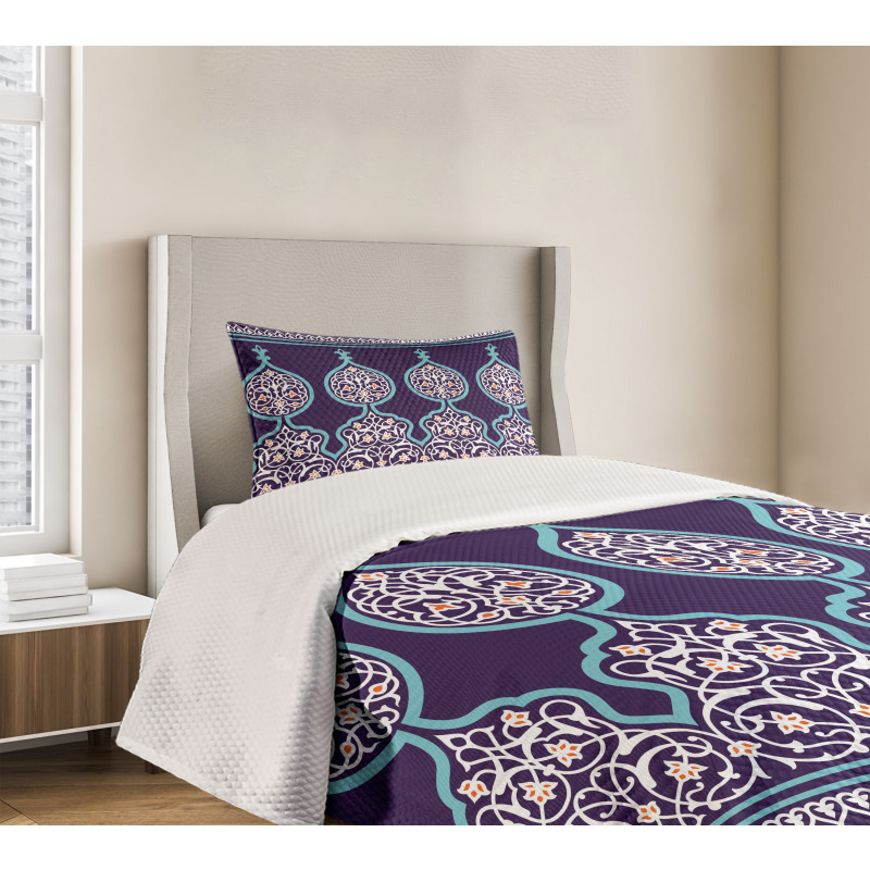 Mystic Oriental Design Bedspread Set