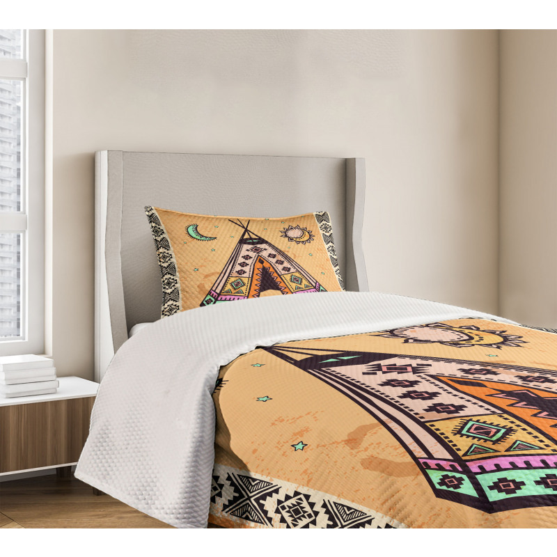 Native Bohemian Signs Bedspread Set