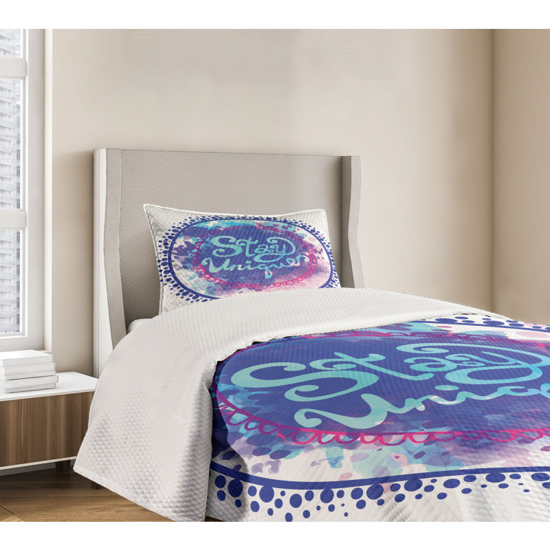 Brushstroke Bedspread Set