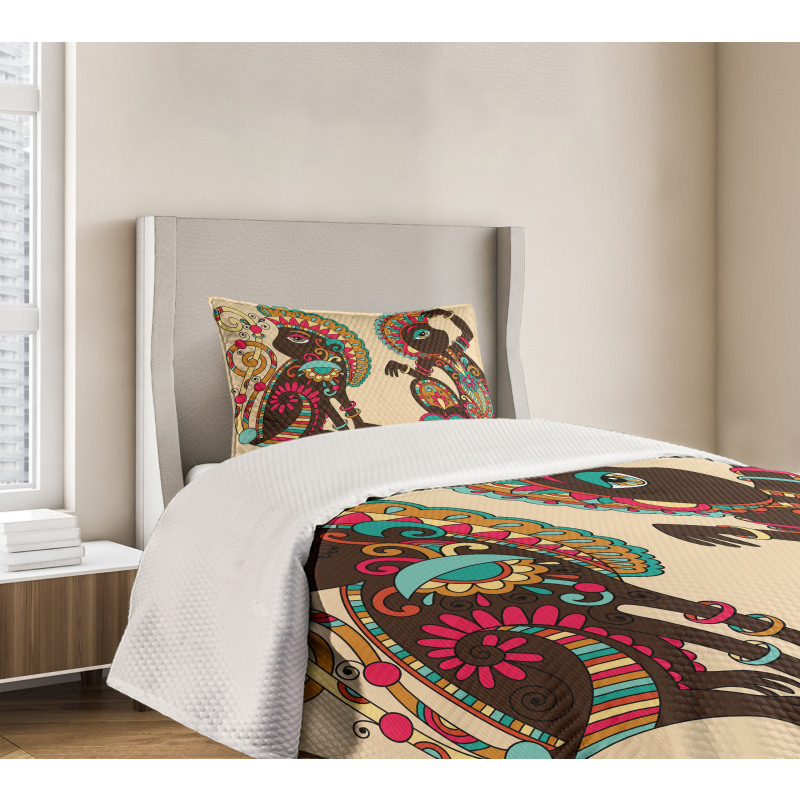 Patterns Monkey Bedspread Set