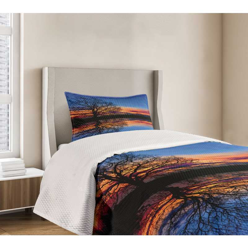 Night Scenery Bedspread Set