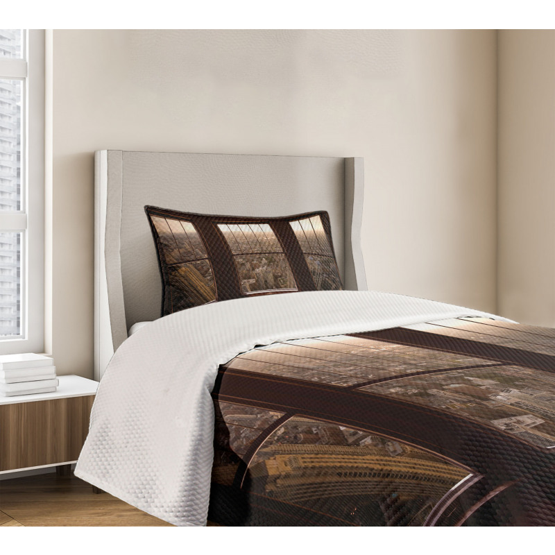 Urban View American Town Bedspread Set