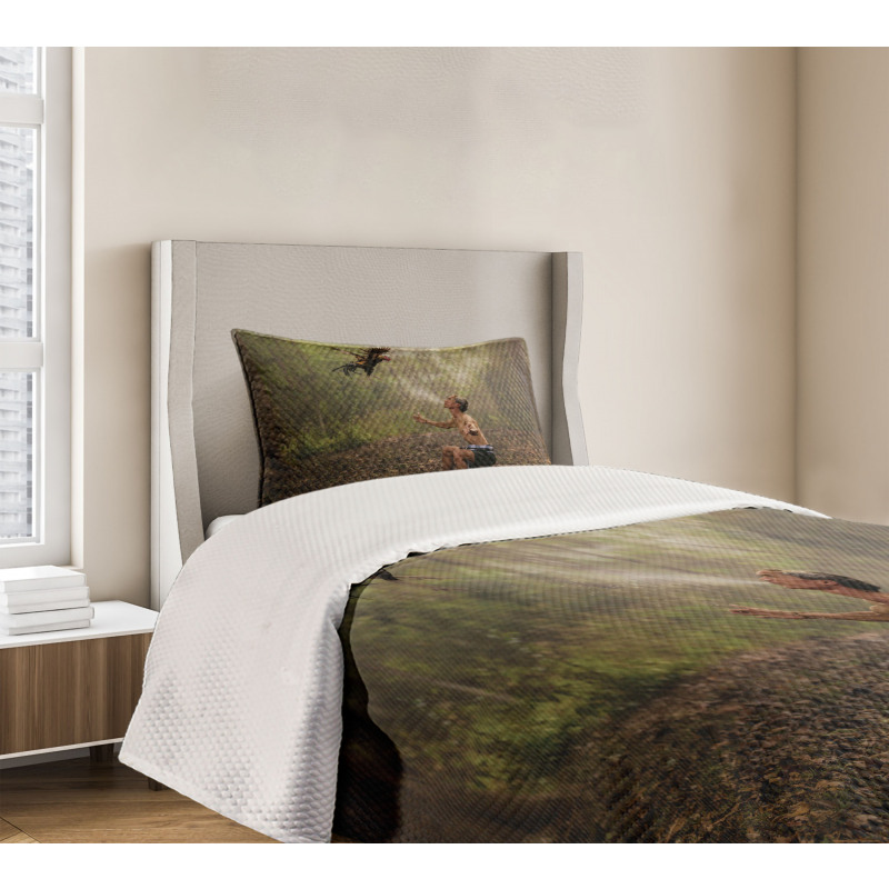 Forest Birds Eco Bedspread Set